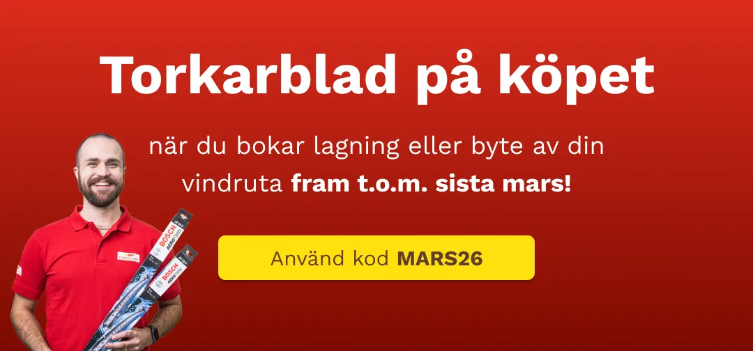 Technician showing wiper blades