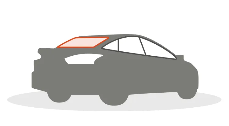 Illustration av en bakruta